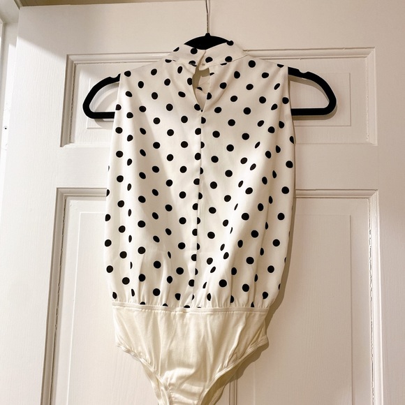 Shopbop polka dot bodysuit blouse - Picture 2 of 4
